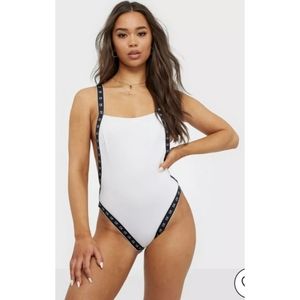 Calvin Klein One Piece Logo Swimsuit NWT